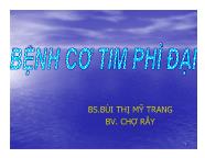 Bài giảng Bệnh cơ tim phì đại