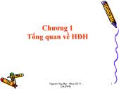 Bài giảng Chương 1: Tổng quan về hệ điều hành