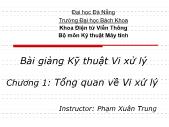 Bài giảng Chương 1: Tổng quan về Vi xử lý