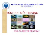 Bài giảng Chương 4: Độc học môi trường khôngkhí