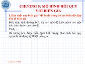 Bài giảng Chương 5: Mô hình hồi quy với biến giả