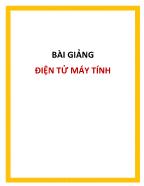 Bài giảng điện tử máy tính