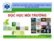 Bài giảng Độc học môi trường không khí