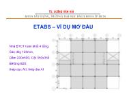 Bài giảng Etabs – ví dụ mở đầu