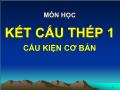 Bài giảng Kết cấu thép 1