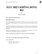 Bài giảng Máy điện không đồng bộ