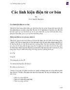 Các linh kiện điện tử cơ bản