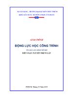 Giáo trình động lực học công trình