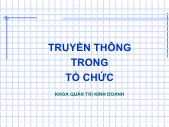 Giáo trình Truyền thông trong tổ chức