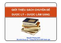 Giới thiệu sách Chuyên đề dược lý –dược lâm sàng