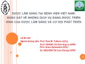 Tiểu luận Dược lâm sàng tại bệnh viện việt nam: khảo sát về những dịch vụ đang được triển khai của dược lâm sàng và cơ hội phát triển