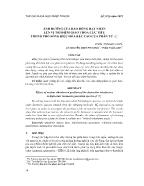 Ảnh hưởng của dao động hạt nhân lên vị trí điểm giao thoa cực tiểu trong phổ sóng điều hòa bậc cao của phân tử H2+