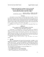 Áp dụng kĩ thuật gamma tán xạ ngược để xác định độ dày của thành bình bằng phương pháp Monte Carlo