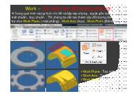 Bài giảng Autodesk inventor 2010 căn bản - Work