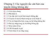 Bài giảng Các nguyên tắc căn bản của truyền thông không dây