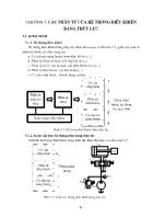 Bài giảng Các phần tử của hệ thống điều khiển bằng thủy lực