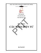 Bài giảng Cấu kiện điện tử