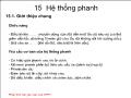 Bài giảng Hệ thống phanh