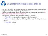 Bài giảng Kỹ thuật điều khiển tự động - Chương 2 Đặc tính chung của các phần tử