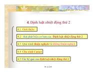 Bài giảng Kỹ thuật nhiệt - Chương 3 Định luật nhiệt động thứ 2