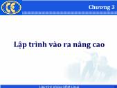 Bài giảng Lập trình hệ nhúng - Chương 3 Lập trình vào ra nâng cao