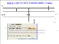 Bài giảng Microsoft word - Bài 4 Lập và xử lý bảng biểu (Table)