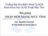 Bài giảng Nhập môn mạng máy tính