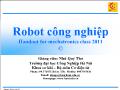 Bài giảng Robot công nghiệp - Chương I Các khái niệm cơ bản và phân loại robot công nghiệp