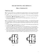 Bài tập Chỉnh lưu SCR