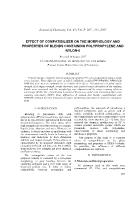 Effect of compatibilizer on the morphology and properties of blends containing polypropylene and nylon-6