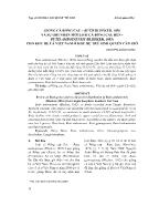 Giống cá bống cau – butis bleeker, 1856 và sự ghi nhận mới loài cá bống cau đen - Butis amboinensis (bleeker, 1853) cho khu hệ cá Việt Nam ở khu dự trữ sinh quyển Cần Giờ