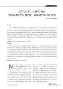 Một số xu hướng mới trong truyền thông - Marketing du lịch