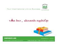 Tài liệu Văn hóa doanh nghiệp