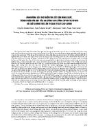 Ảnh hưởng của thời điểm thu cắt đến năng suất, thành phần hóa học của hai dòng cao lương (OPV86 và OPV88) và chất lượng thức ăn ủ chua từ cây cao lương