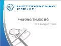 Bài giảng Phương thuốc bổ