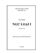 Giáo trình Ngư loại I