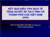 Kết quả điều tra dịch tễ tăng huyết áp tại 8 tỉnh và thành phố của Việt Nam (2008)