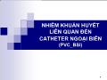 Nhiễm khuẩn huyết liên quan đến Catheter ngoại biên (PVC_BSI)