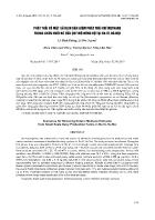 Phát thải và một số kịch bản giảm phát thải khí methane trong chăn nuôi bò sữa quy mô nông hộ tại Ba Vì, Hà Nội
