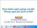 Phơi nhiễm nghề nghiệp với HIV: Phòng ngừa phổ quát và PEP