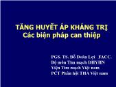 Tăng huyết áp kháng trị - Các biện pháp can thiệp