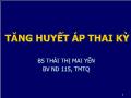 Tăng huyết áp thai kỳ