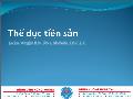 Thể dục tiền sản