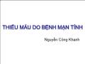 Thiếu máu do bệnh mạn tính