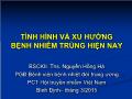 Tình hình và xu hướng bệnh nhiễm trùng hiện nay