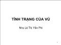 Tình trạng của vú