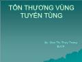 Tổn thương vùng tuyến tùng