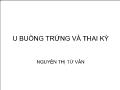 U buồng trứng và thai kỳ