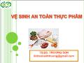 Vệ sinh an toàn thực phẩm