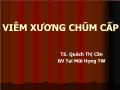 Viêm xương chũm cấp